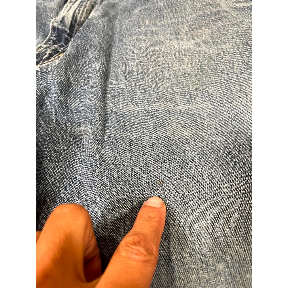 Carhartt Authentic Loose Original Fit Carpenter Work Jeans Mens 40x30 Blue Denim - Picture 3 of 16